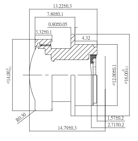 Wide angle lens Wintop YT-7007