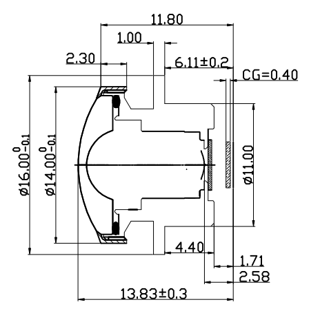 wide angle lens YT-7058