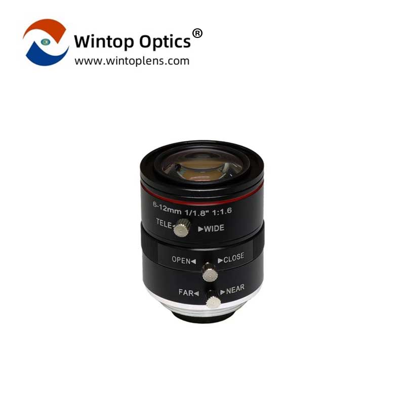 Высокопроизводительный объектив для промышленной камеры видеонаблюдения с фокусным расстоянием 1/1,8 дюйма и фокусным расстоянием 6–12 мм YT-4872 - WINTOP OPTICS