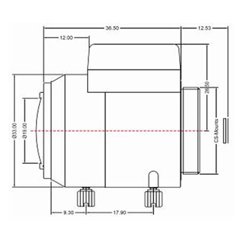 IR Industrial Camera Lens