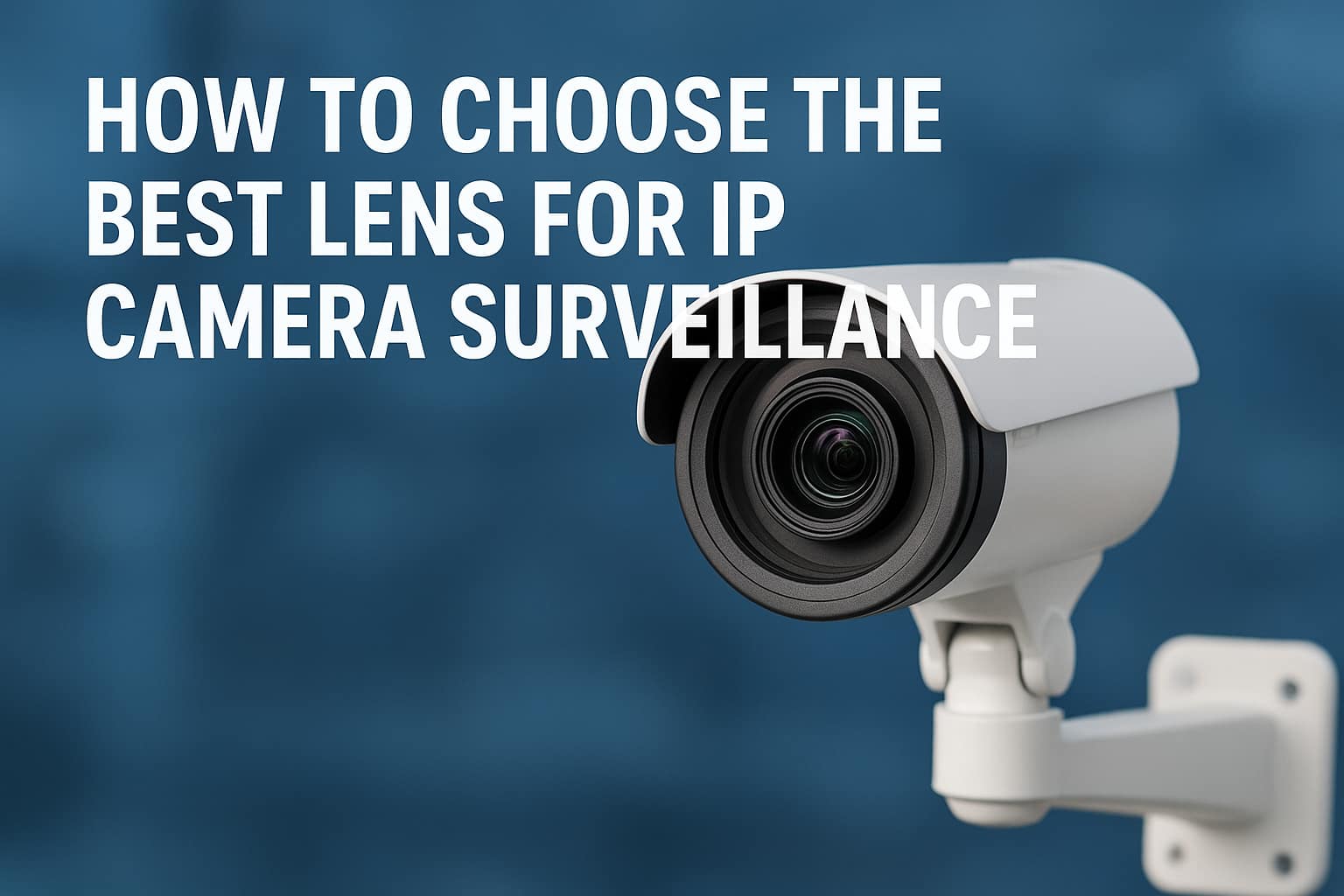 Как выбрать лучший объектив для IP-камеры видеонаблюдения