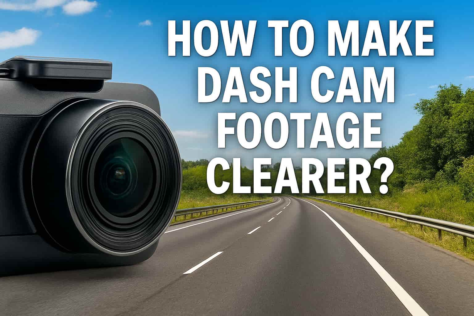 Как сделать запись с видеорегистратора более четкой?