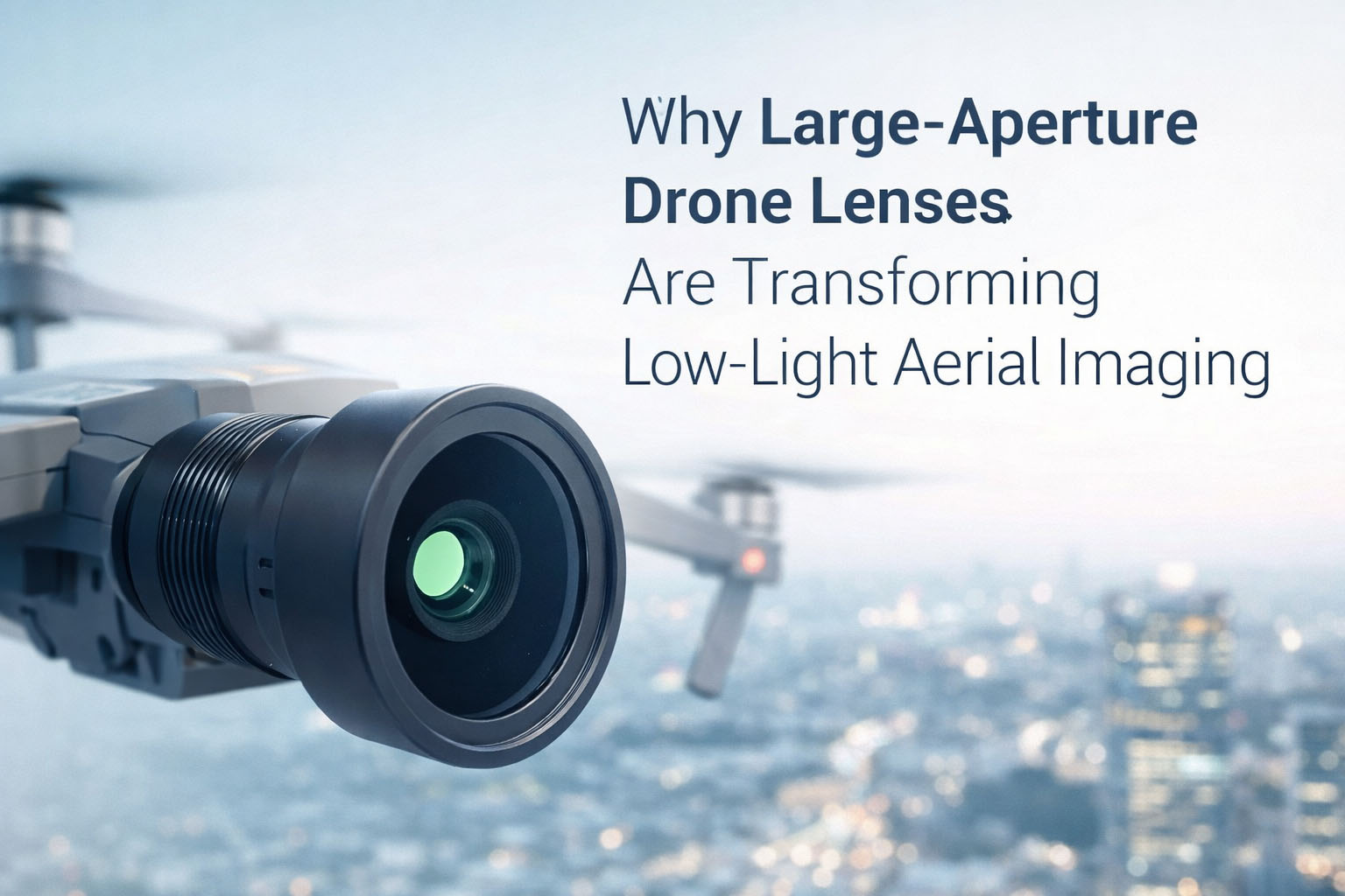 Why Large-Aperture Drone Lenses Are Transforming Low-Light Aerial Imaging？